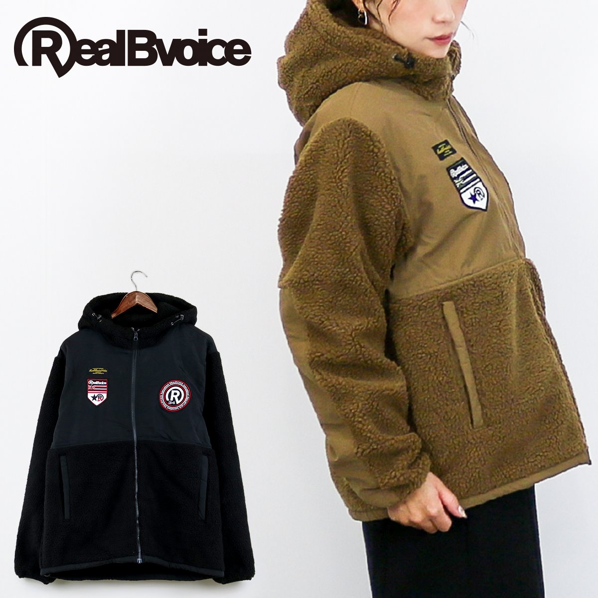 FLEECE EMBLEM JACKET フリース エンブレム ジャケット