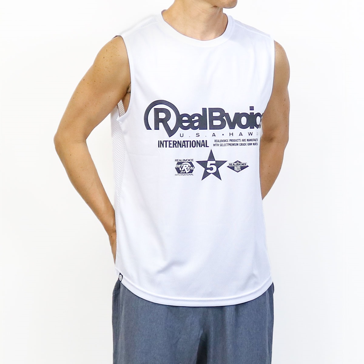 RBV STAR DOUBLE MESH NO SLEEVE RBV スター ダブル メッシュ ノースリーブ