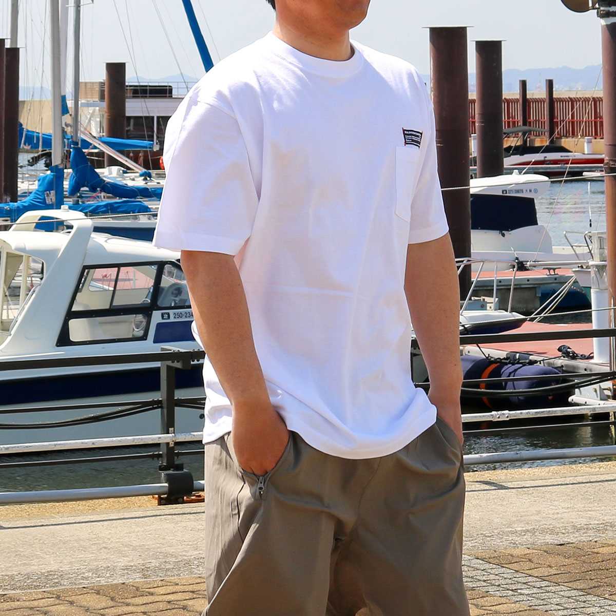 OCEAN IS LIFE POCKET T-SHIRT オーシャン イズ ライフ ポケット Tシャツ