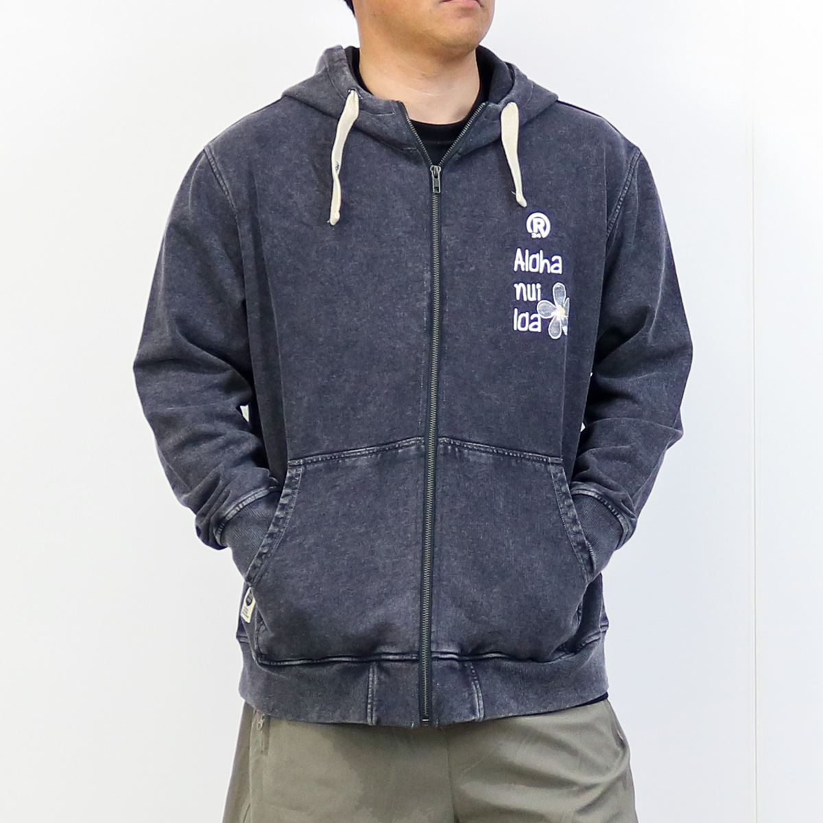 PLUMERIA PIGMENT ZIP PARKA プルメリア ピグメント ジップ パーカー