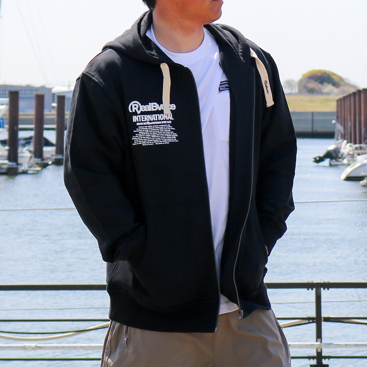 DOUBLE LOGO ZIP PARKA ダブル ロゴ ジップ パーカー