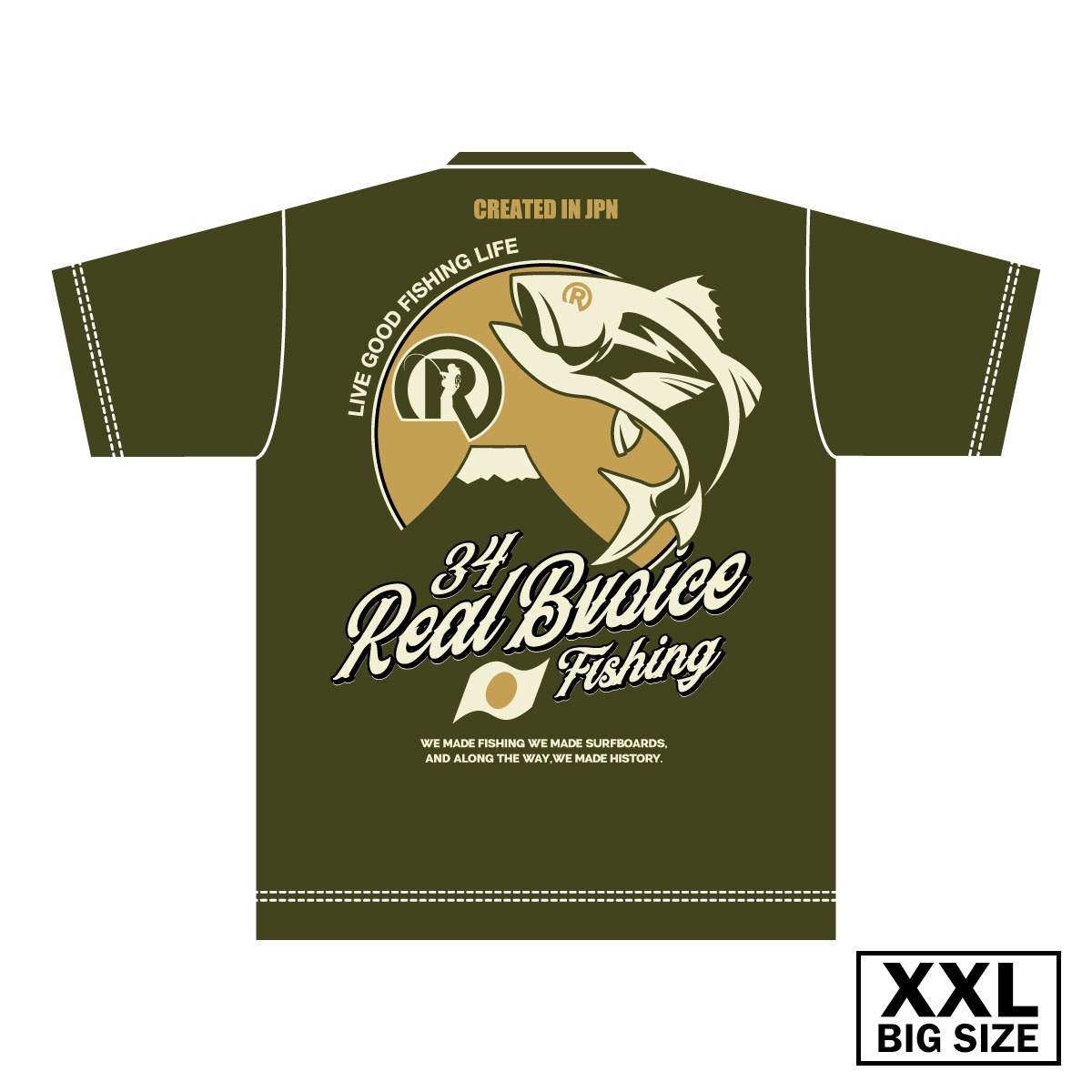 RBV FISHING JAPAN DRY T-SHIRT RBV フィッシング ジャパン ドライ Tシャツ