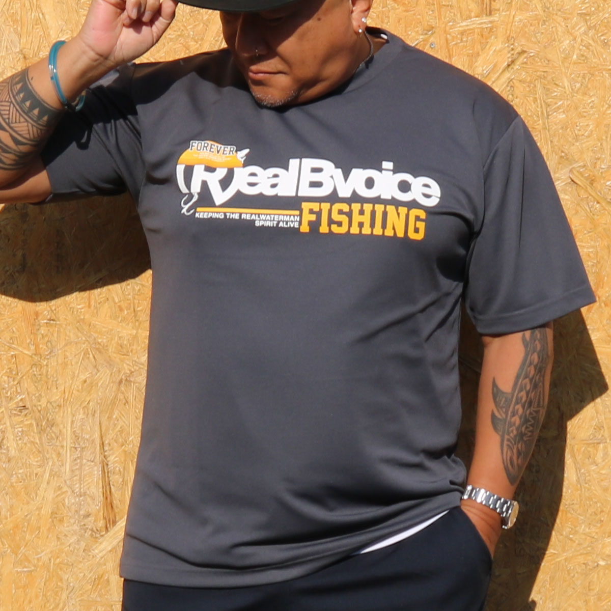 RealBvoice リアルビーボイス FISHING RBV KING OF FISH GT DRY T-SHIRT BIG SIZE