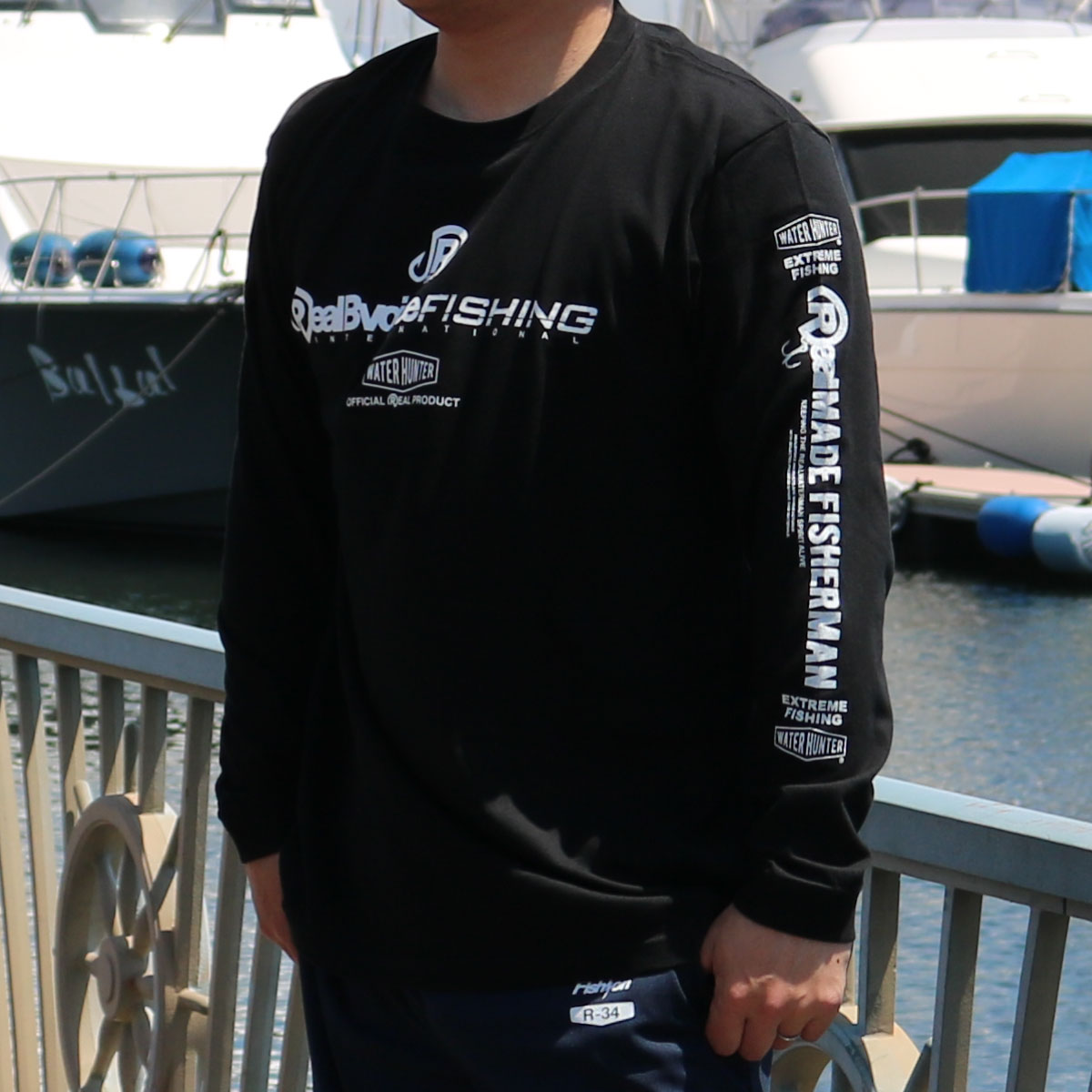RealBvoice リアルビーボイス FISHING KING OH FISH GT  LONG T-SHIRT  キング オブ フィッシュGT ロング Tシャツ