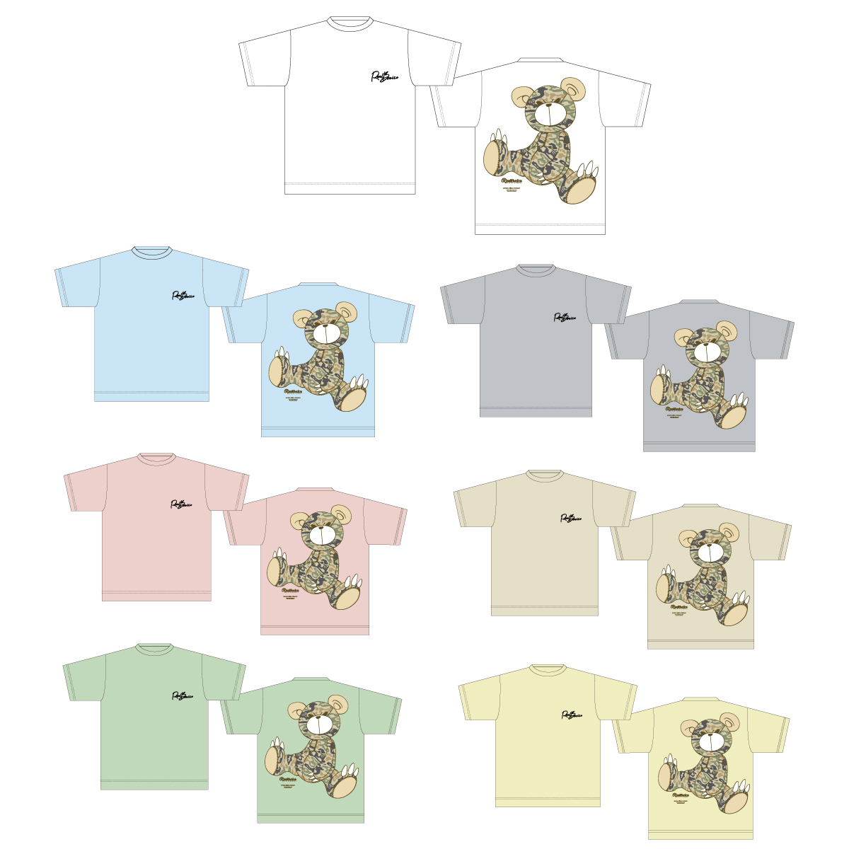 ARMY BEAR T-SHIRT アーミーベア Tシャツ
