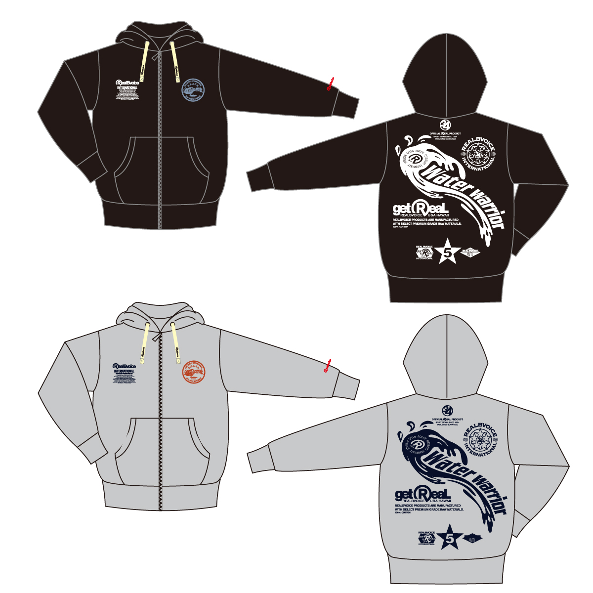 DOUBLE LOGO ZIP PARKA ダブル ロゴ ジップ パーカー