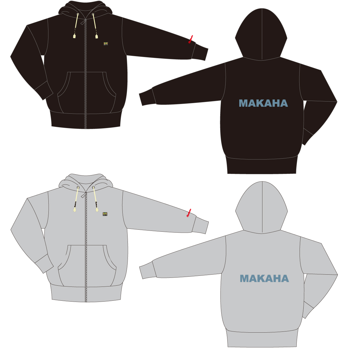 MAKAHA ZIP PARKA マカハ ジップ パーカー