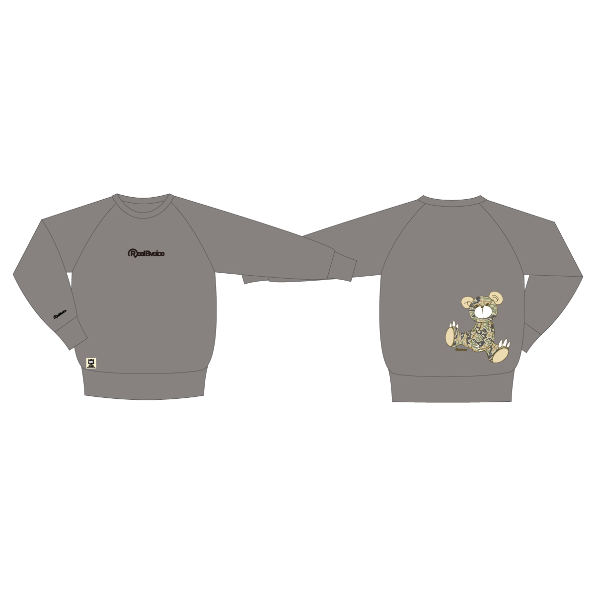 ARMY BEAR PIGMENT CREW SWEAT アーミー ベアー ピグメント クルー スウェット